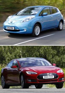 Leaf-Tesla